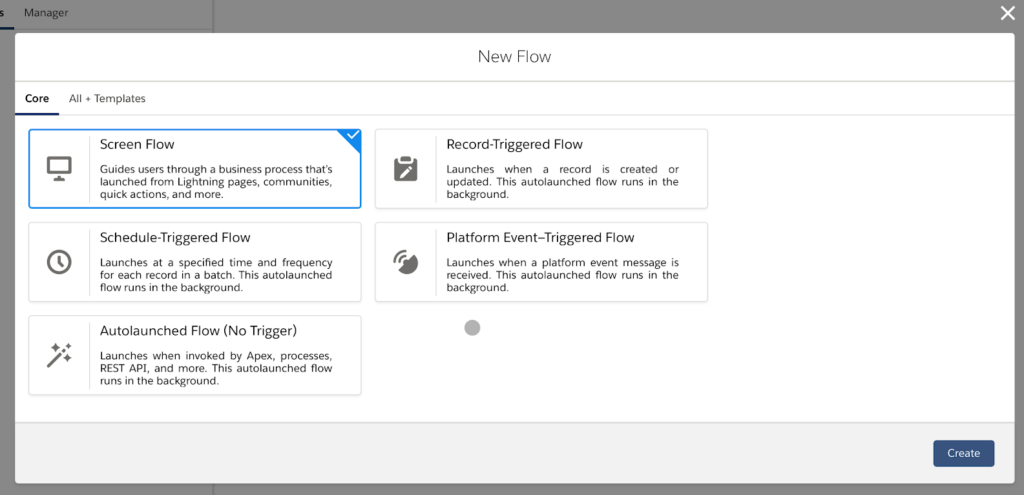 Types of Salesforce Flow
