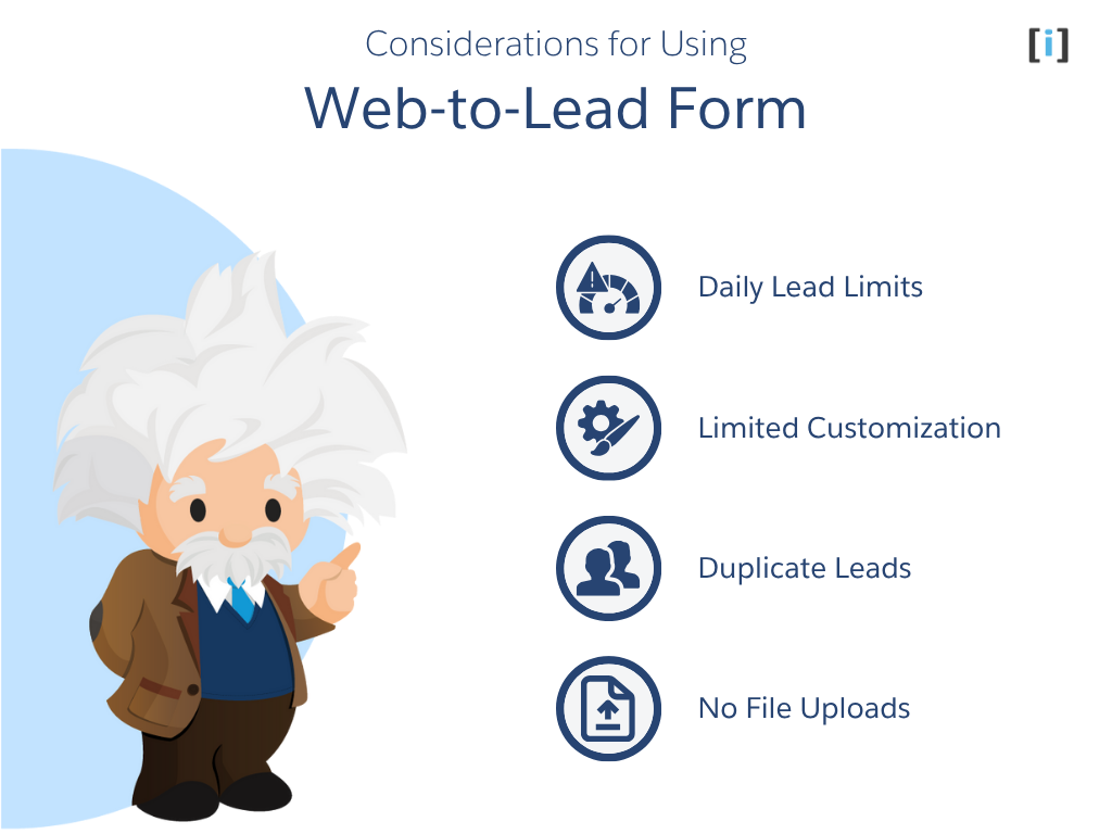 Considerations for Using Web-to-Lead Form