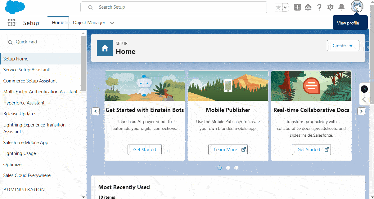 GIF of Reset Security Token