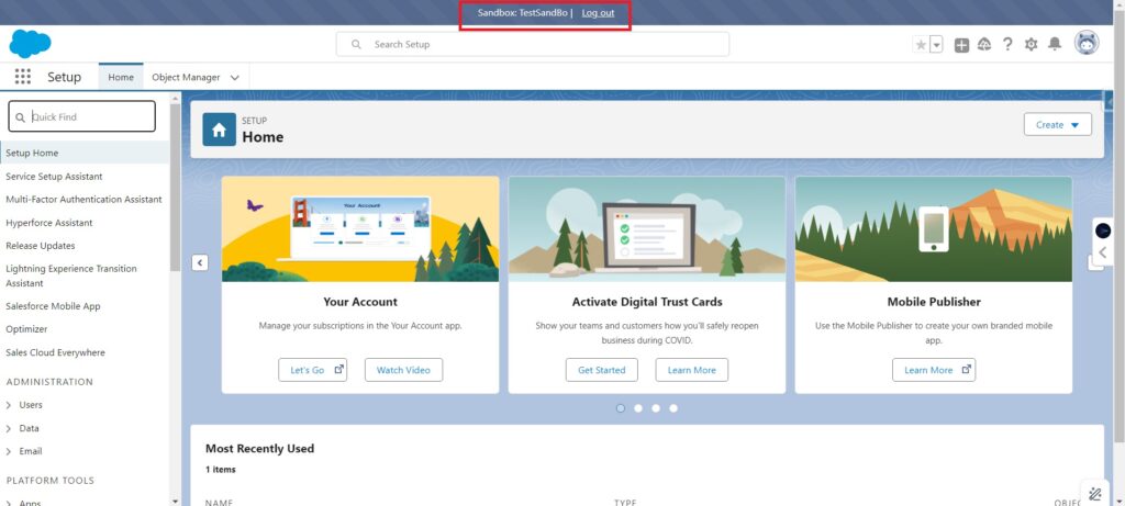 refreshing sandbox salesforce