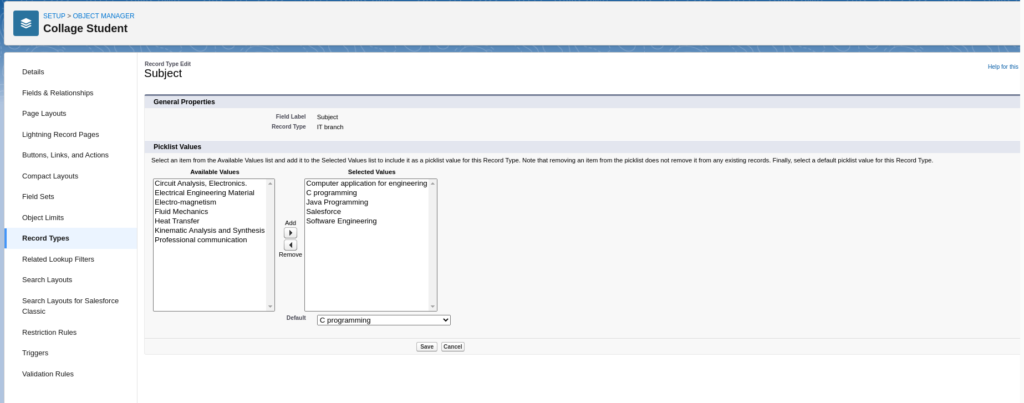 Edit Picklist Value In Record Type